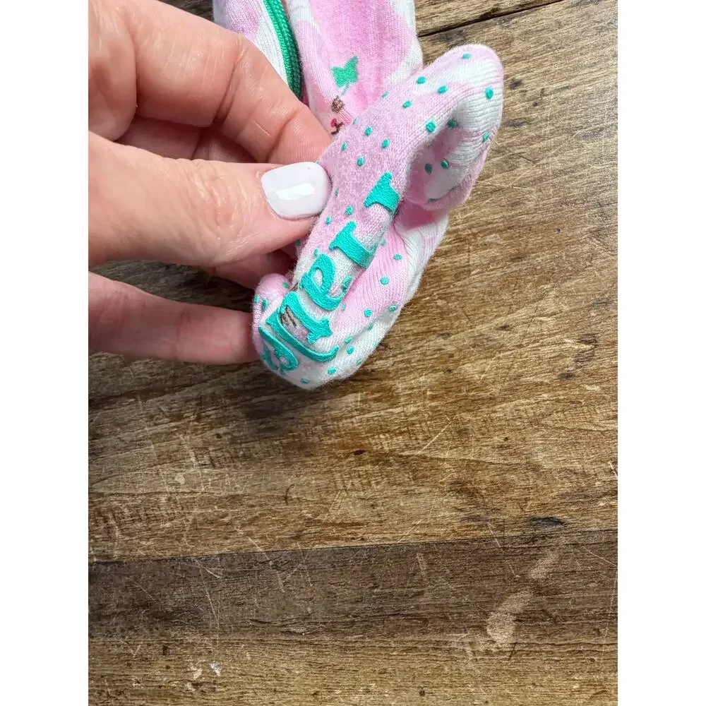 Hatley Bunny Footed Pajamas size 0-3 mo